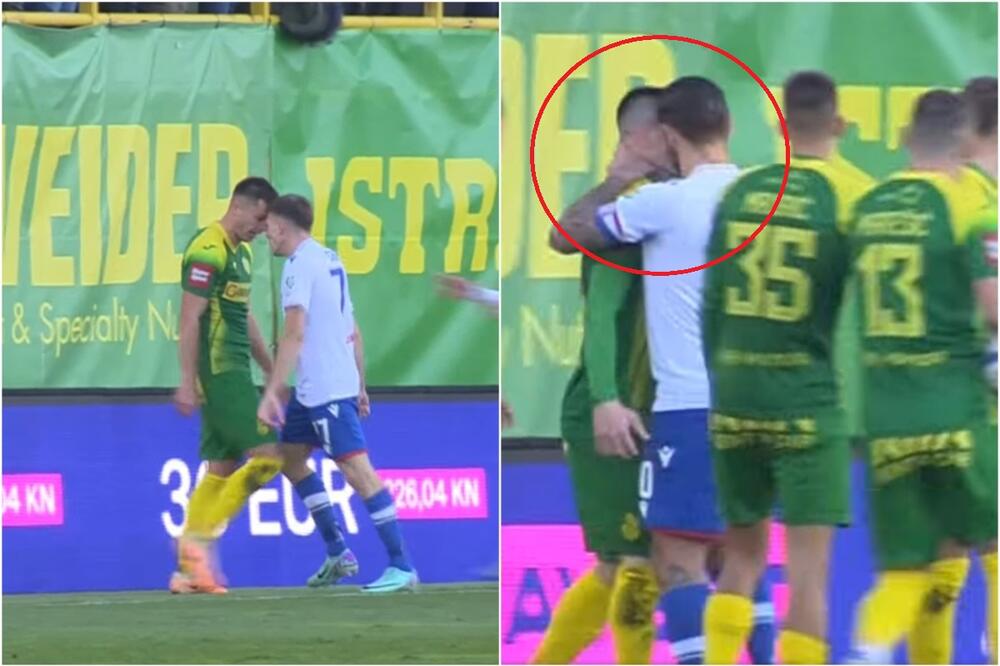 VIDEO/ Lojtari shqiptar dhe ai serb përplasen fizikisht në fushë, kroati Livaja kap nga fyti kundërshtarin dhe i del në mbrojtje Emir Sahitit