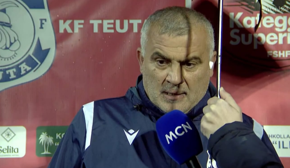“Nuk e meritonim fitoren, por as humbjen”! Trajneri i Teutës flet pas ndeshjes me Vllazninë: Kishim frikë të mbanim topin, hymë në presion të madh
