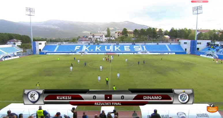 Mbyllet ndeshja mes Kukësit dhe Dinamos, del rezultati që asnjë prej ekipeve nuk e dëshironte