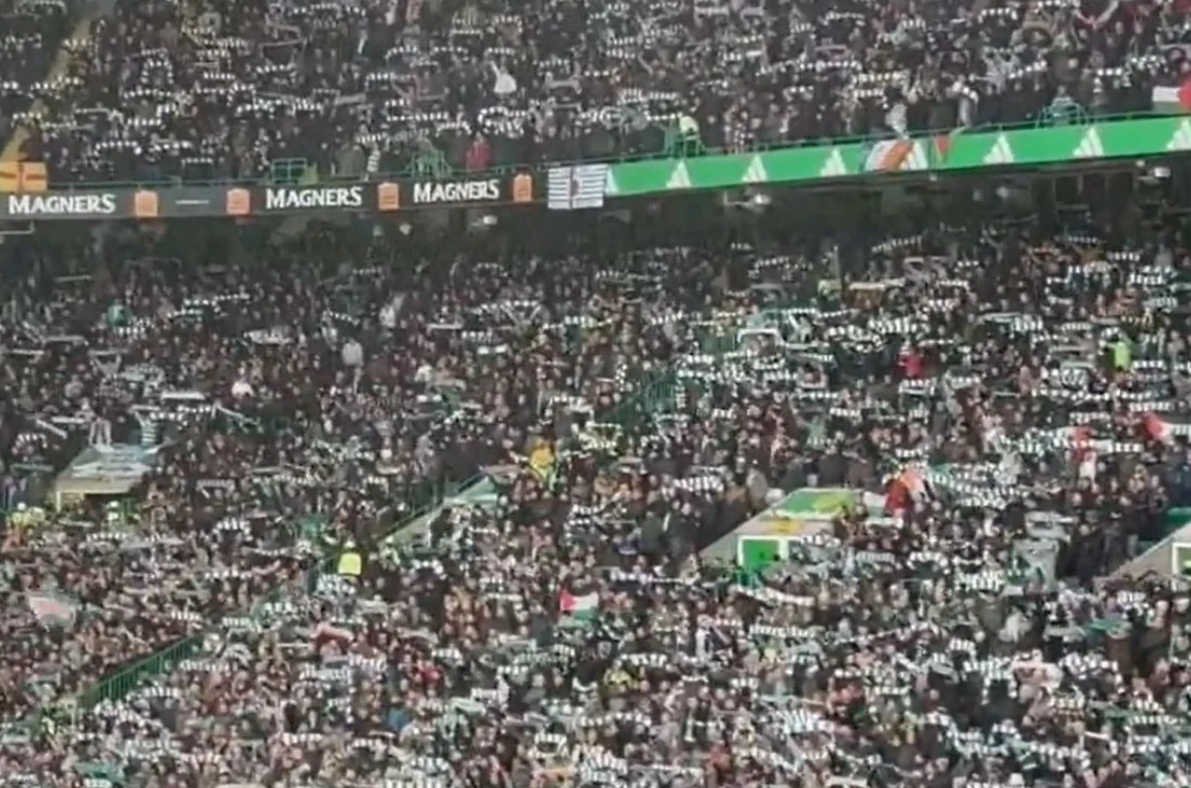 VIDEO/ Mahnitëse! Tifozët e Celtic bëjnë xhiron e mediave botërore me këngën në stadium, edhe arbitri ndalon ndeshjen vetëm…për t’i dëgjuar
