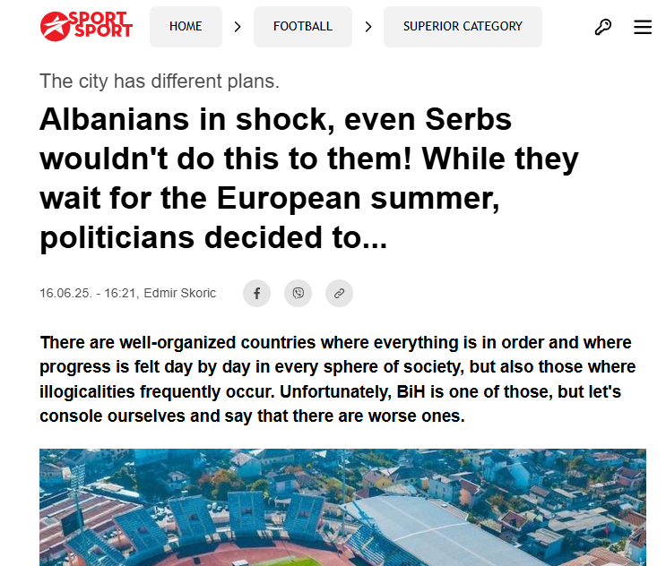 Përplasja mes Vllaznisë dhe Bashkisë merr jehonë ndërkombëtare: Atë që i bëjnë politikanët Shqipërisë, nuk ia bën as Serbia 