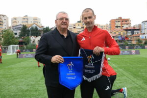 FSHF & UEFA organizojnë Festivalin e Futbollit për fëmijë. Ceferin: “Futbolli bashkon njerëzit”. Duka: “Mbledhja e KE-së në Tiranë, vlerësim për punën & zhvillimin e futbollit shqiptar”